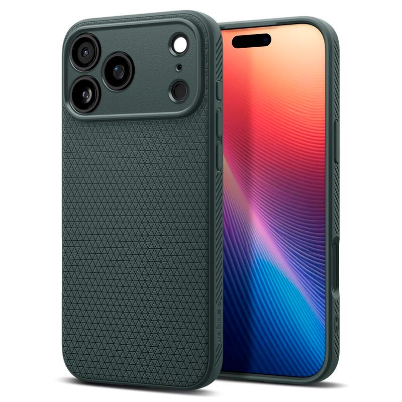 Spigen - iPhone 17 Pro Max - Liquid Air Cover - Grøn