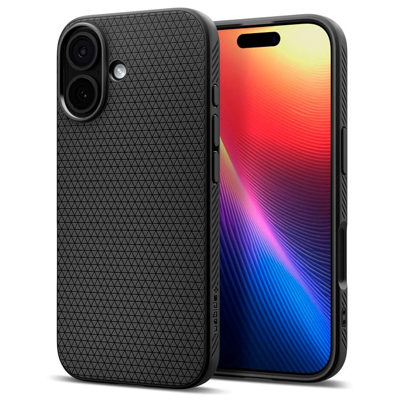 Spigen - iPhone 17 - Liquid Air Cover - Sort
