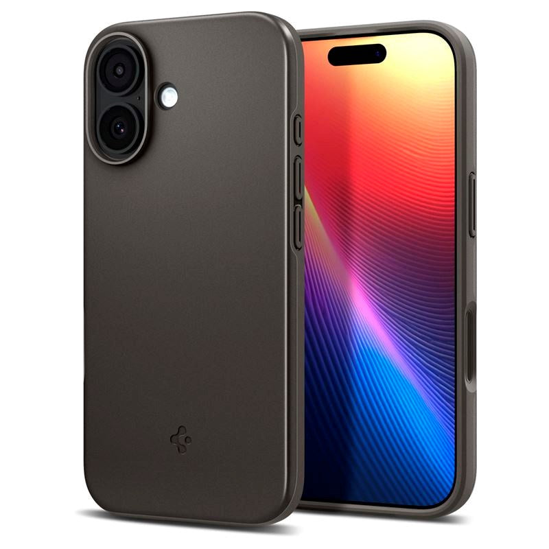 Spigen Thin Fit Cover - iPhone 17 - MagSafe Kompatibel - Grå