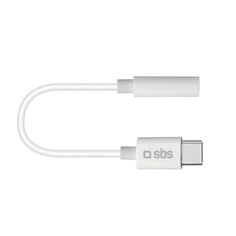 SBS USB-C til 3.5mm Jackstick Adapter 9cm - Grå