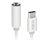 SBS USB-C til 3.5mm Jackstick Adapter 9cm - Grå