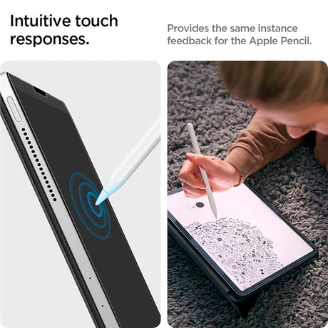 Spigen iPad Air (2022 / 2020) / Pro 11 (2022 / 2021 / 2020 / 2018) Paper Touch Beskyttelsesfilm - Case-Friendly - Gennemsigtig