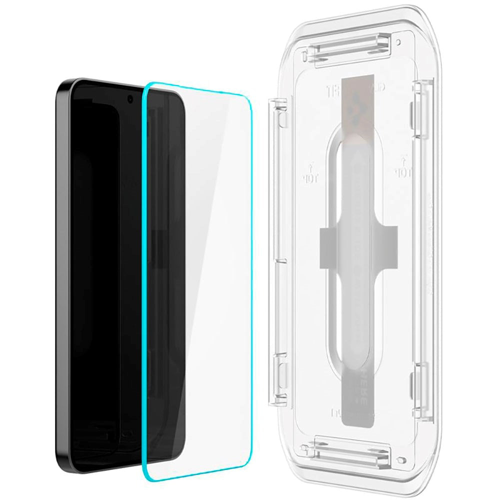 Spigen Samsung Galaxy S24 EZ Fit Glas.tR Skærmbeskyttelse 2. Stk - Case Friendly - Gennemsigtig