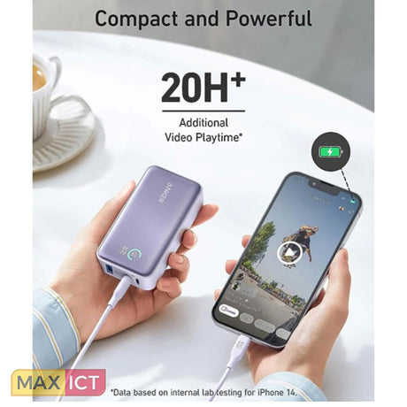 ANKER 533 PowerCore Power Bank 10.000 mAh 30W - Sort