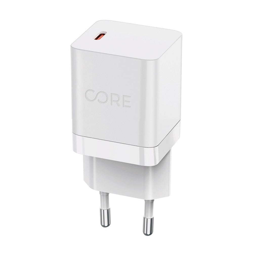 Forever Core PD 20W Vægoplader m. USB-C - Hvid