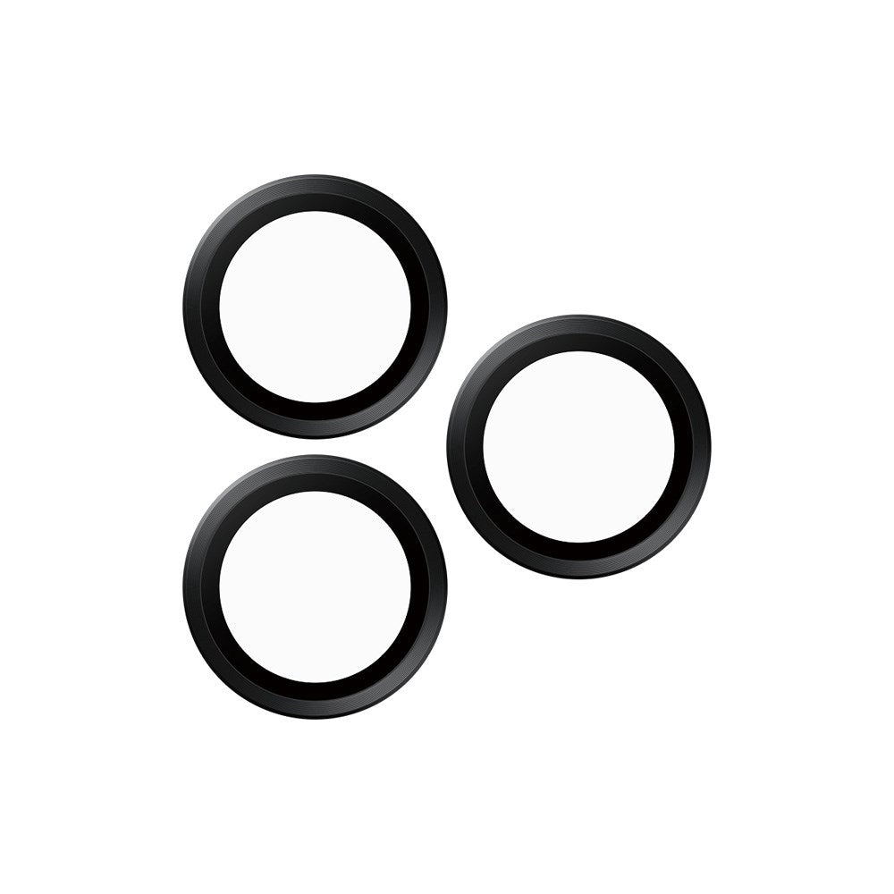 PanzerGlass iPhone 16 Pro Max 4-i-1 Bundle m. EasyAligner - Skærmbeskyttelse (UWF) / Bagsidecover / Kamerabeskyttelse / Fingerring - Gennemsigtig / Sort