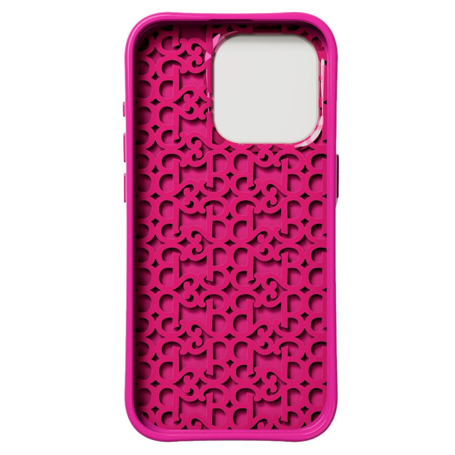Nudient Form Case iPhone 15 Pro Mobil Cover - Barbie Monogram