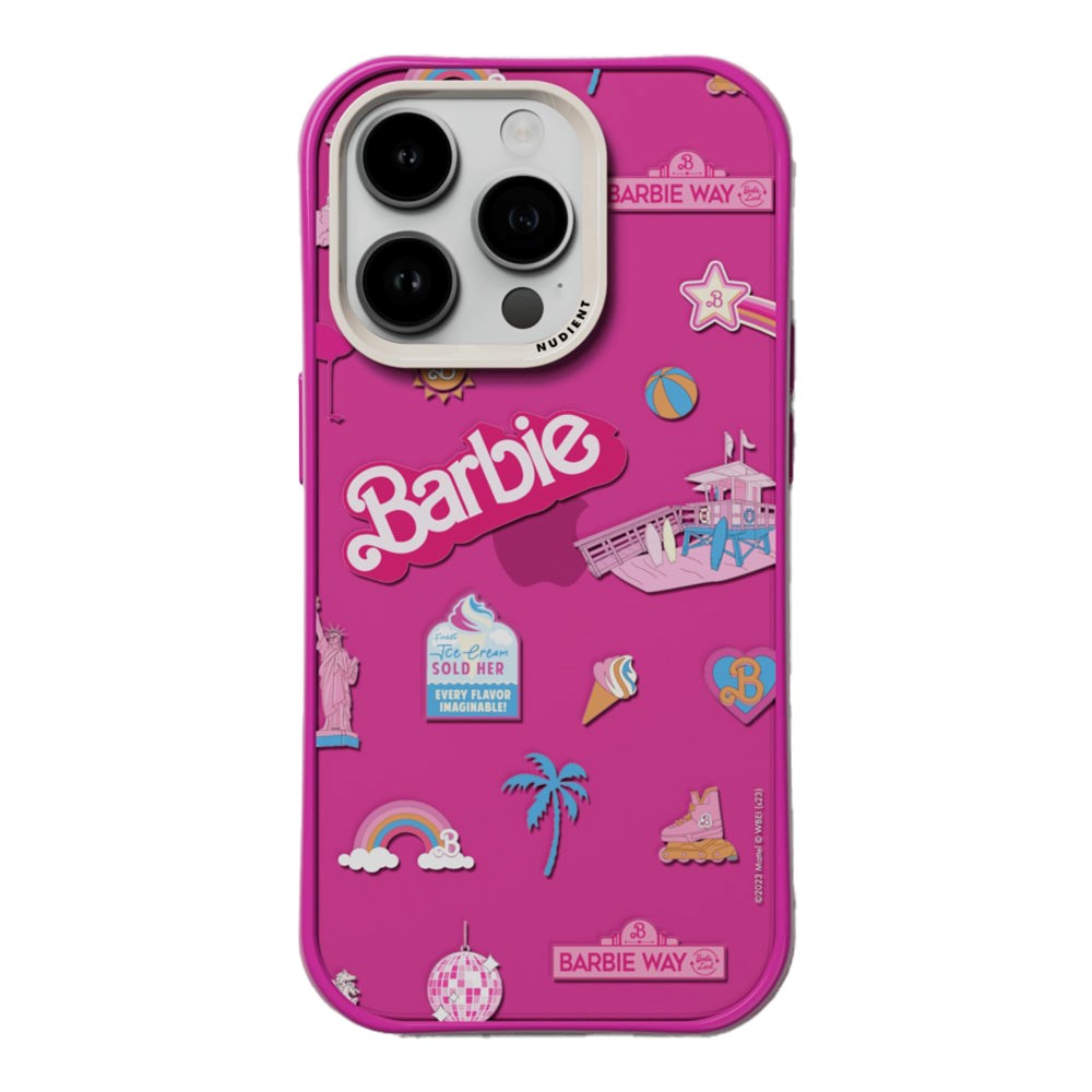 Nudient Form Case iPhone 14 Pro Mobil Cover - Barbie Board