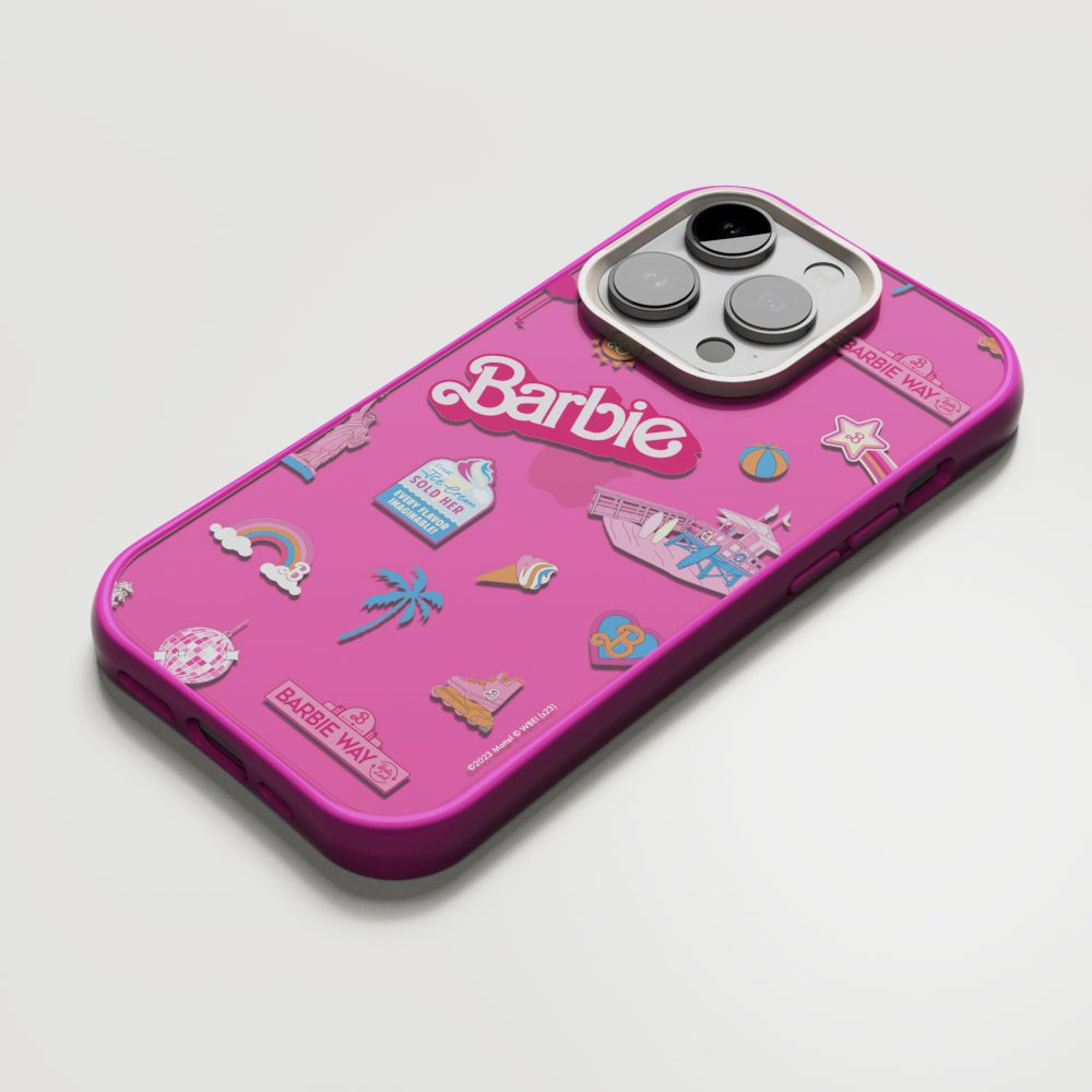 Nudient Form Case iPhone 14 Pro Mobil Cover - Barbie Board