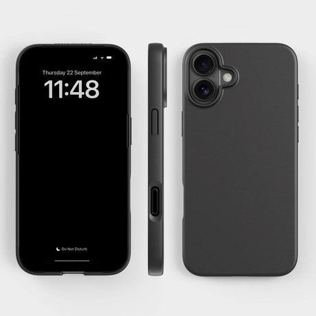 agood company iPhone 16 Plus PLNTPRTCT Mobil Cover - Obsidian Black