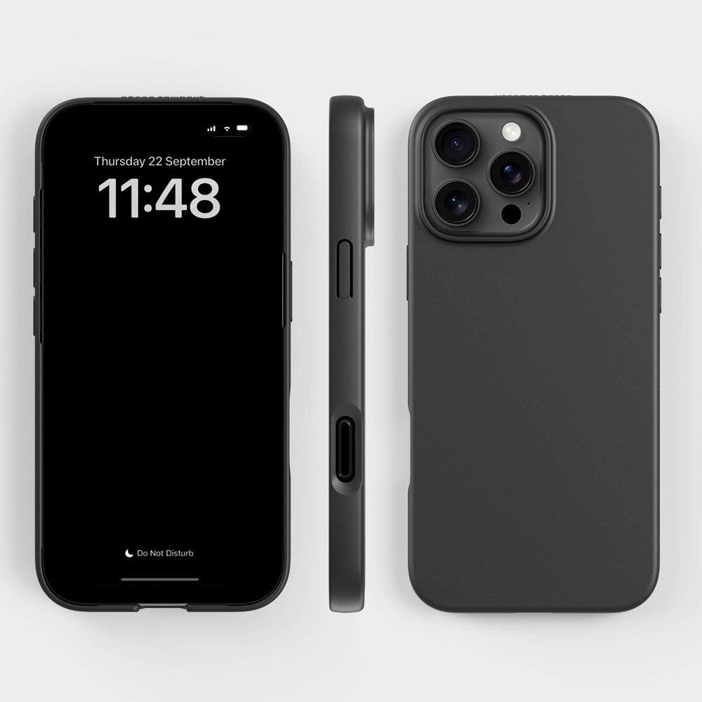 agood company iPhone 16 Pro Max PLNTPRTCT Mobil Cover - Obsidian Black