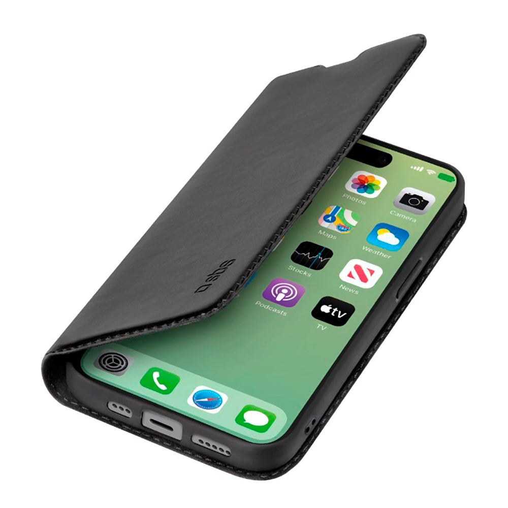 iPhone 15 Pro Max SBS Wallet Lite Læder Cover - Sort