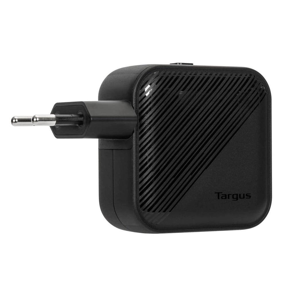 Targus 65W PD Vægoplader m. USB-C, USB-A og Rejseadaptere - Sort