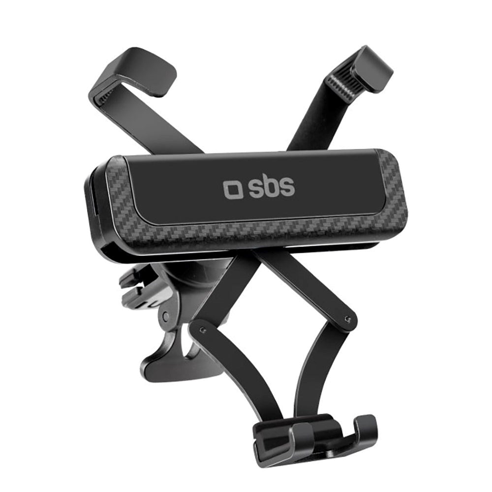 SBS New Jersey Gravity Mobilholder til Bilens Ventilation - Max Mobil: 105 x 35mm - Sort