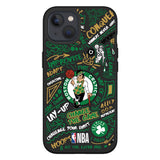 RhinoShield iPhone 13 SolidSuit Håndværker NBA Cover m. Boston Celtics - Graffiti