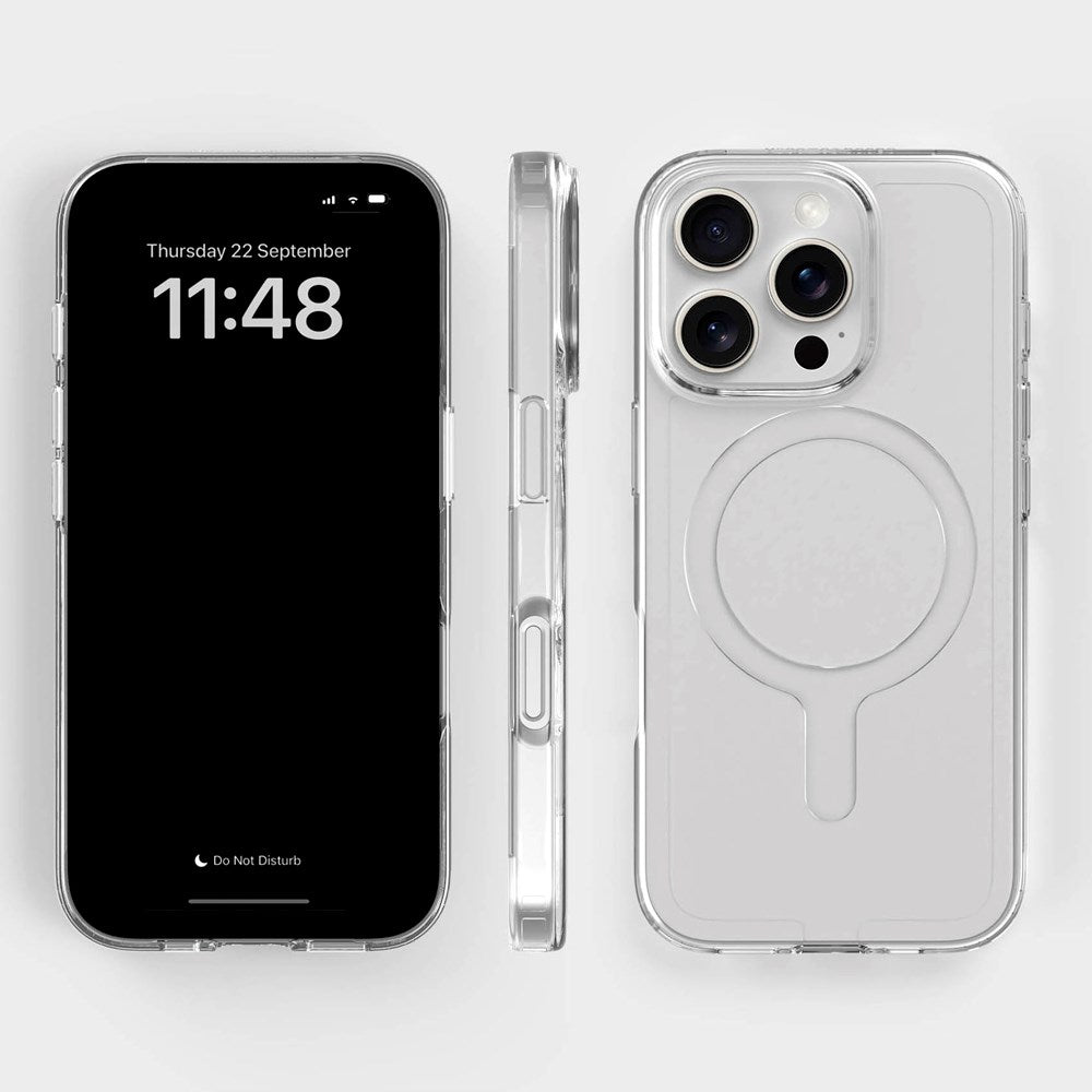 agood company iPhone 16 Pro CLRPRTCT 100% Genbrugs Plastik Mobil Cover - Transparent / Clear