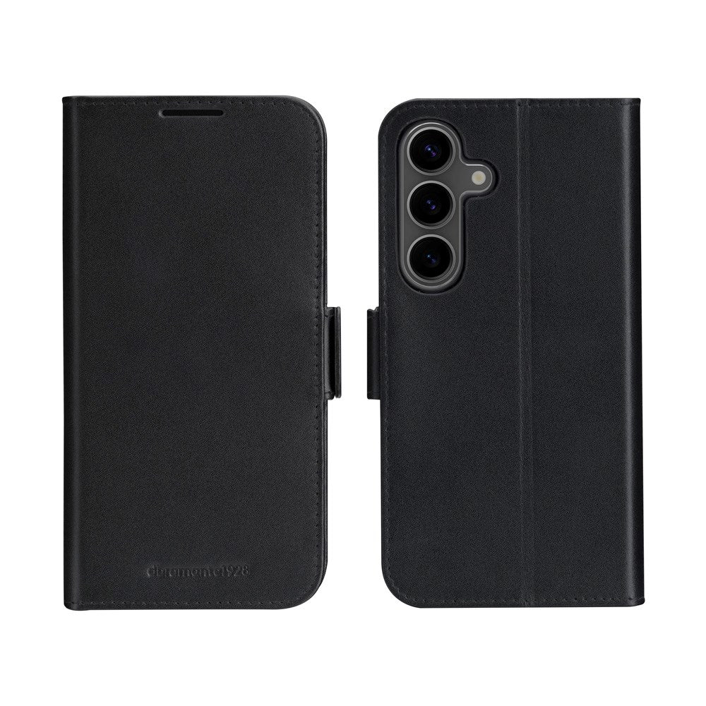 Samsung Galaxy A56 (5G) - dbramante1928 Copenhagen - Slim Ægte Læder Cover m. Pung - Black