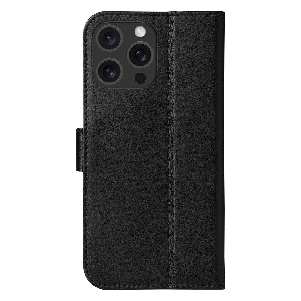 dbramante1928 iPhone 16 Pro Max Copenhagen Slim Ægte Læder Flip Cover m. Pung - Black