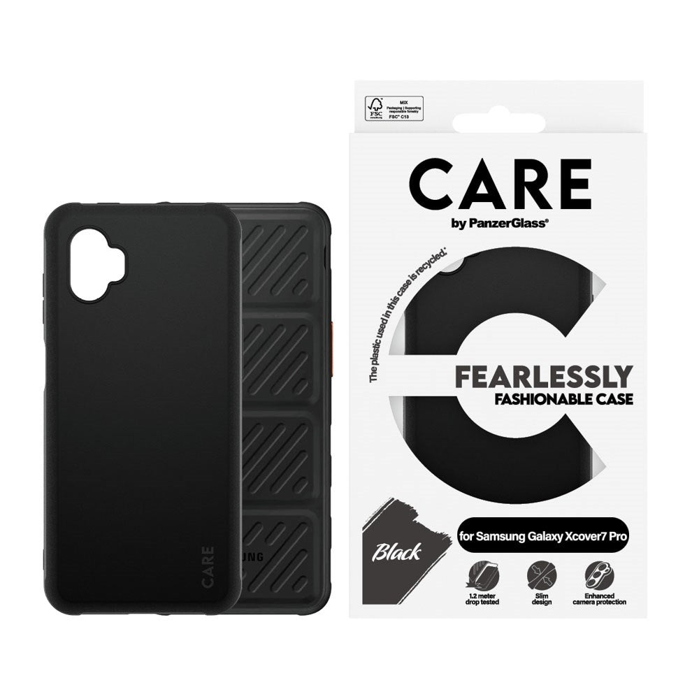 Samsung Galaxy Xcover 7 Pro CARE by PanzerGlass FASHION Fearlessly Fashionable Cover - Black