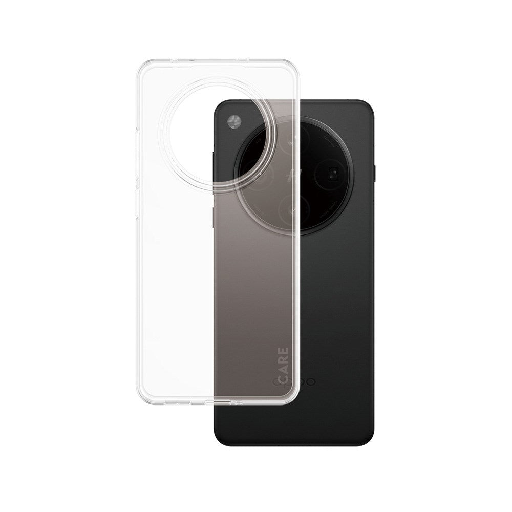 Oppo A5x (4G) - CARE by PanzerGlass Fashionable Transparent X-Ray Soft Basic Cover - Gennemsigtig