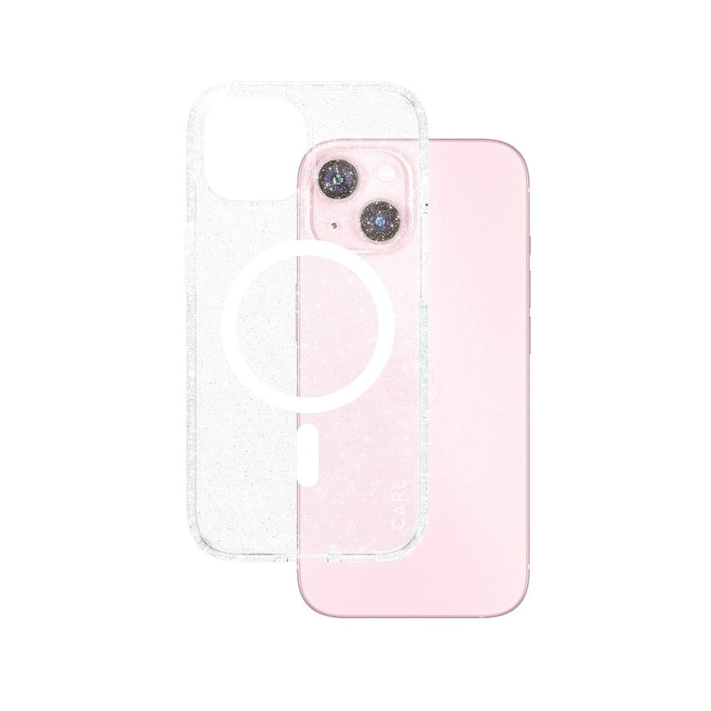 iPhone 15 CARE by PanzerGlass FLAGSHIP Urban Combat Case - MagSafe Kompatibel - Star Lit / White