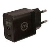 Mobile Origin Super Charger GaN 35W Vægoplader m. 2x USB-C - Sort