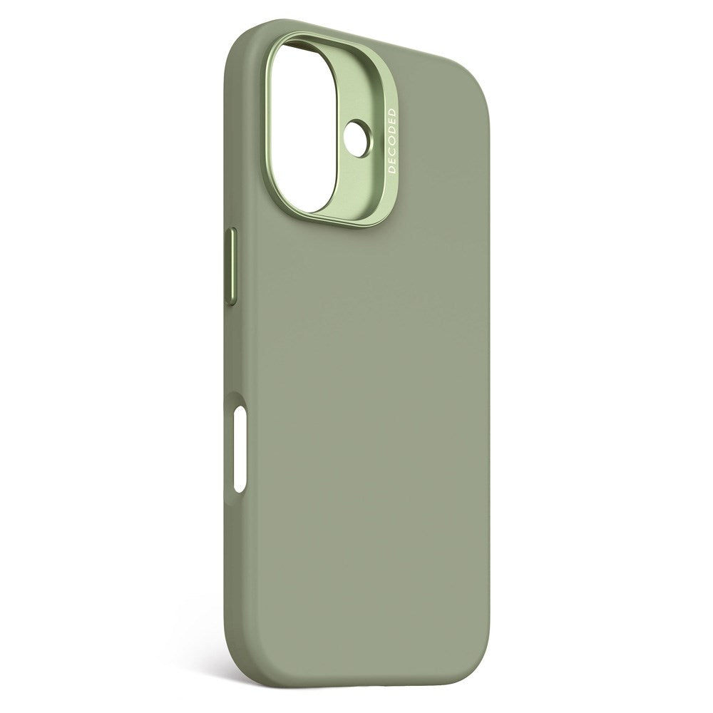 Decoded iPhone 16 AntiMicrobial Silikone Mobil Cover - MagSafe Kompatibel - Jade Green