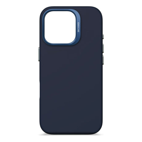 Decoded iPhone 16 Pro AntiMicrobial Silikone Mobil Cover - MagSafe Kompatibel - Blue Print