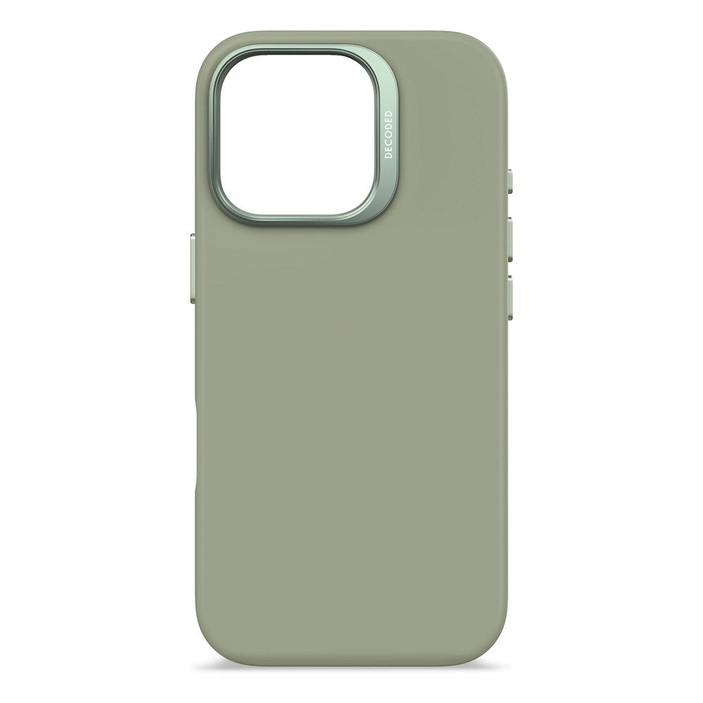 Decoded iPhone 16 Pro AntiMicrobial Silikone Mobil Cover - MagSafe Kompatibel - Jade Green