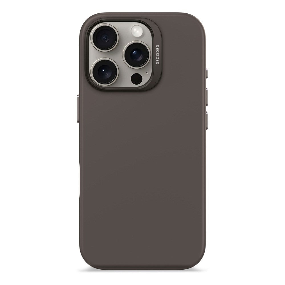 Decoded iPhone 16 Pro AntiMicrobial Silikone Mobil Cover - MagSafe Kompatibel - Phantom