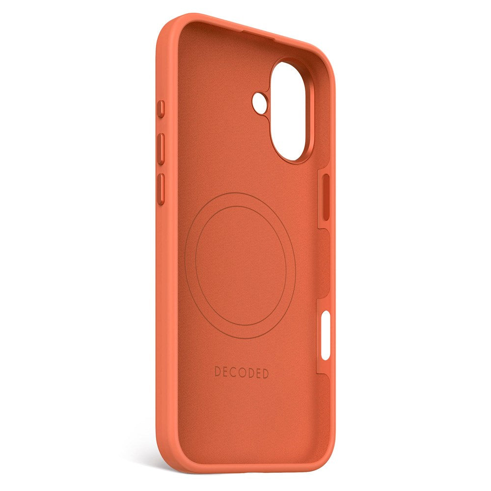 Decoded iPhone 16 Plus AntiMicrobial Silikone Mobil Cover - MagSafe Kompatibel - Sand Stone