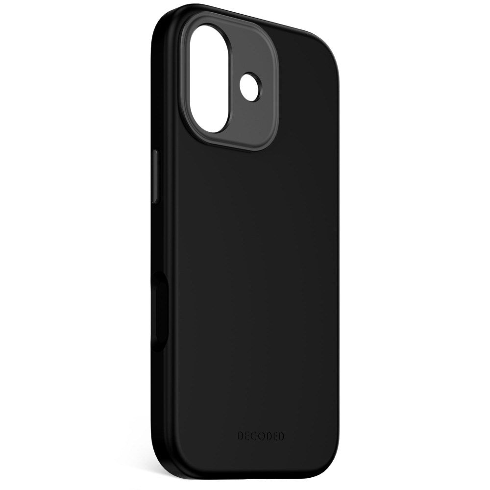 iPhone 17 - Decoded Silikone Cover - MagSafe Kompatibel - Phantom Black