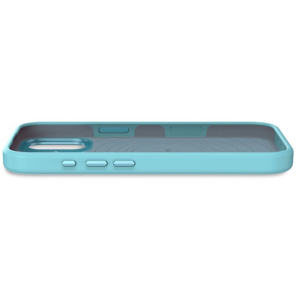 iPhone 17 - Decoded Silikone Cover - MagSafe Kompatibel - Retro Blue