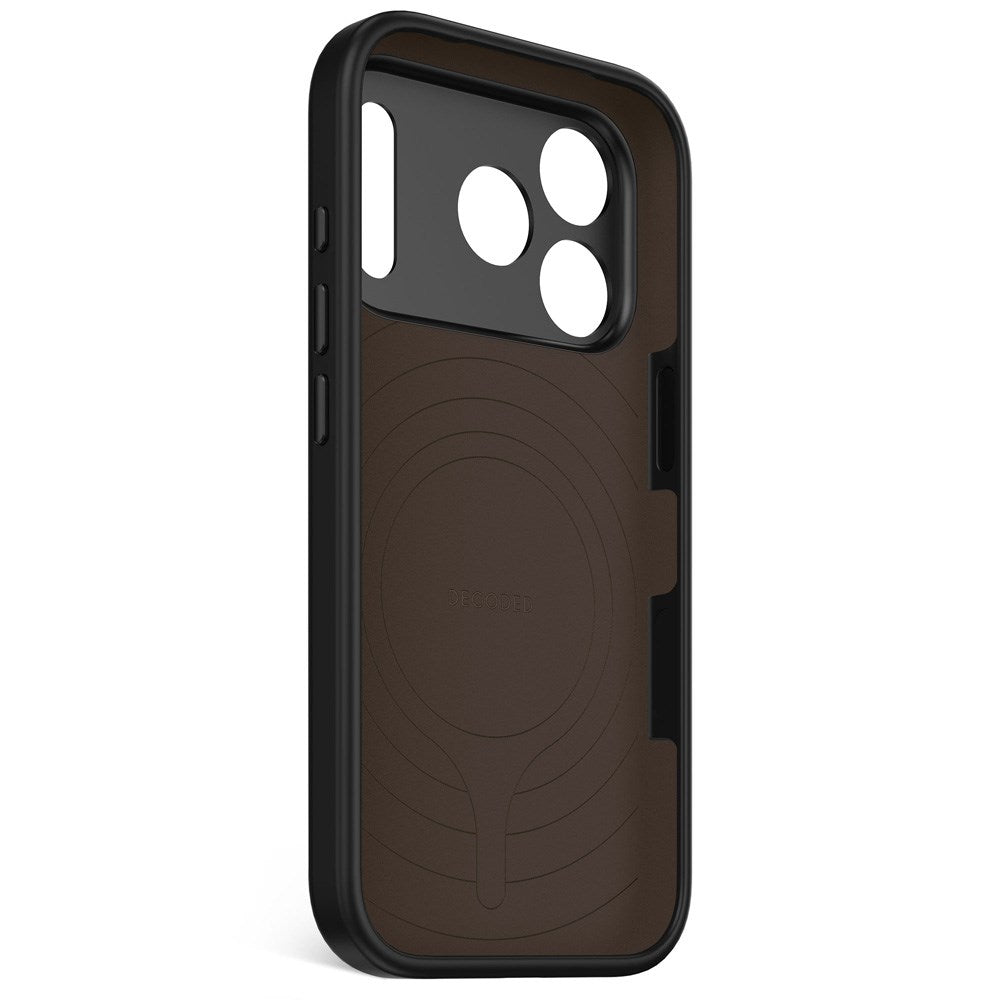 iPhone 17 Pro - Decoded Silikone Cover - MagSafe Kompatibel - Phantom Black