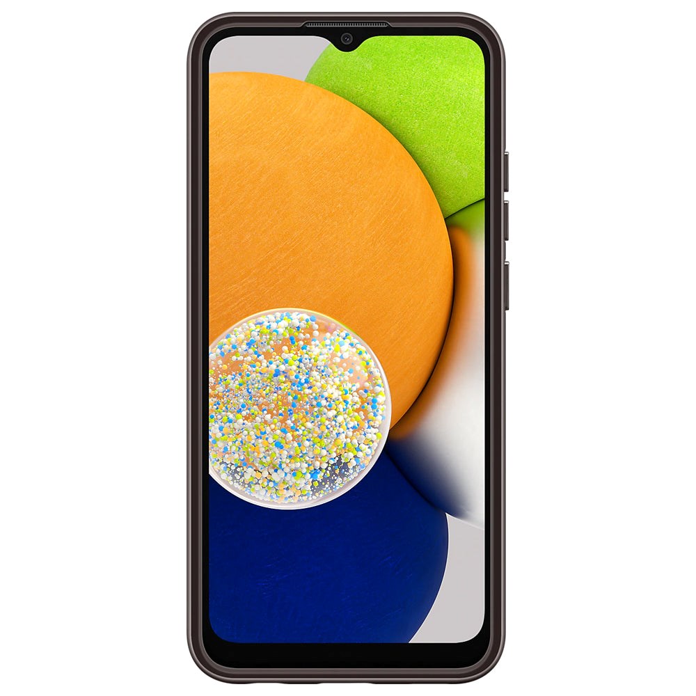 Original Samsung Galaxy A03 Soft Clear Bagside Cover - Sort