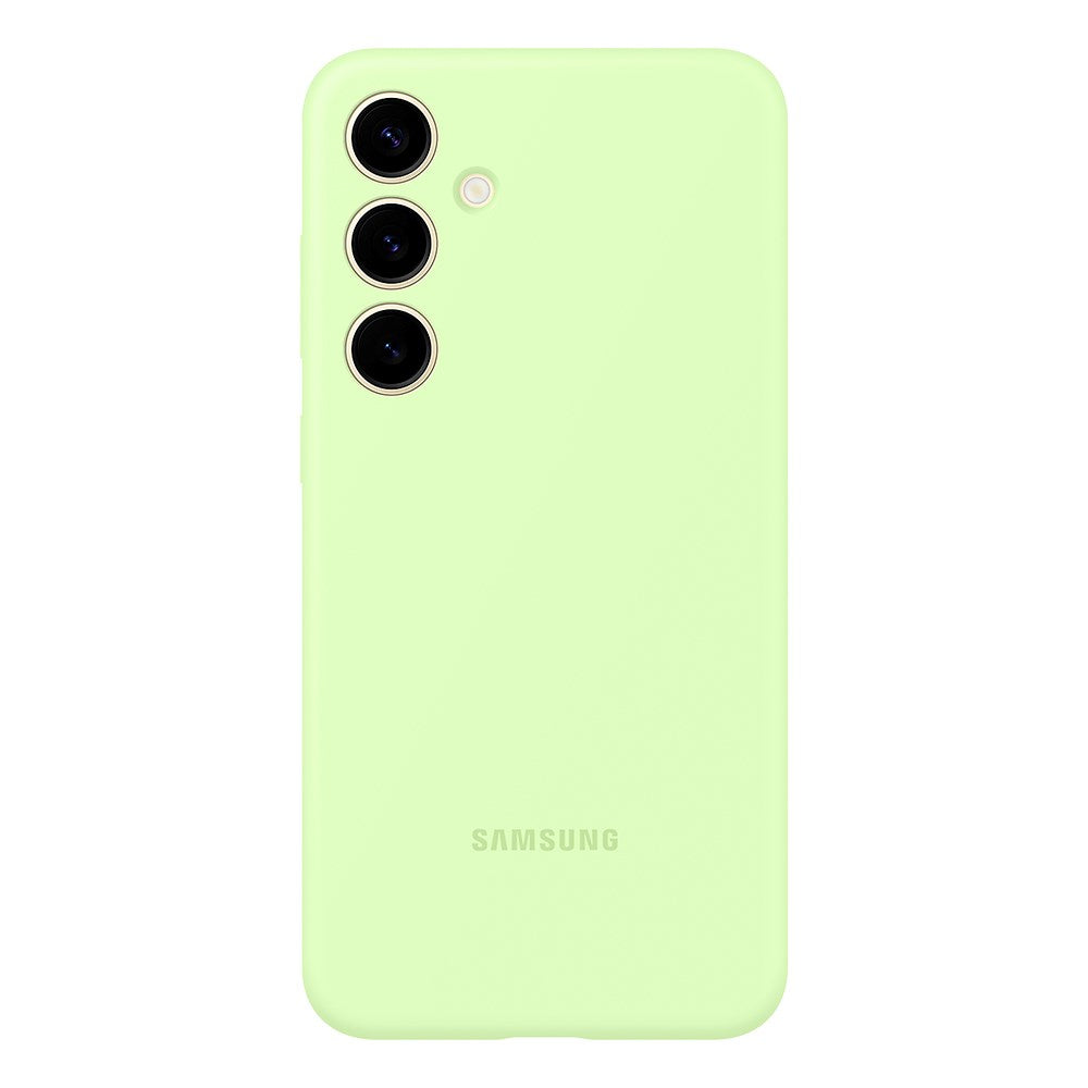 Original Samsung Galaxy S24+ (Plus) Silikone Mobil Cover - Grøn (EF-PS926TGEGWW)