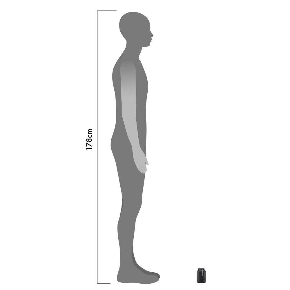 ORTLIEB Dry-Bag Light 1,5L (80 x 120mm) - Sort