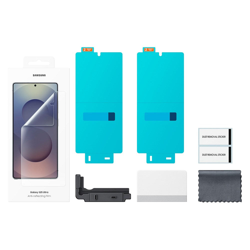Original Samsung Galaxy S25 Ultra - Anti-Reflecting Beskyttelsesfilm - Gennemsigtig