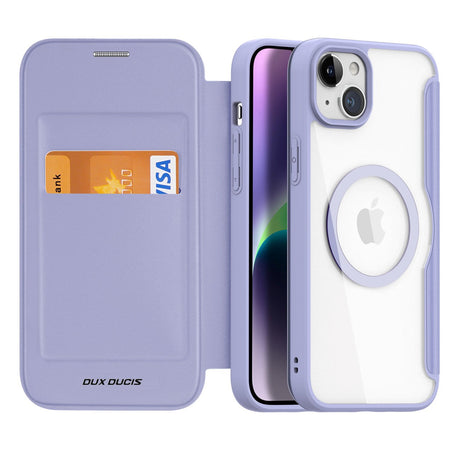 iPhone 15 DUX DUCIS Skin X Pro Series Mobil Cover - MagSafe Kompatibel - Lilla