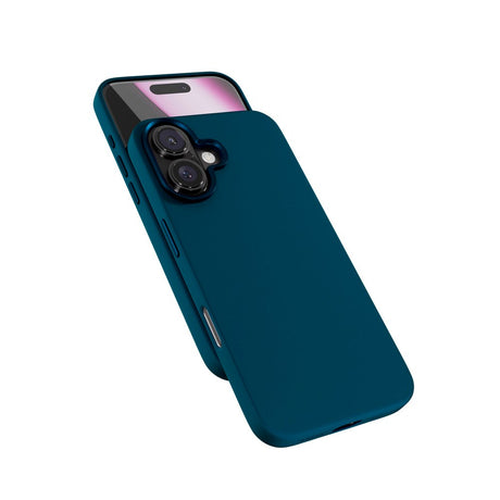 iPhone 16 Plus Epico Mag+ Silikone Case - MagSafe Kompatibel - Petrol Blue