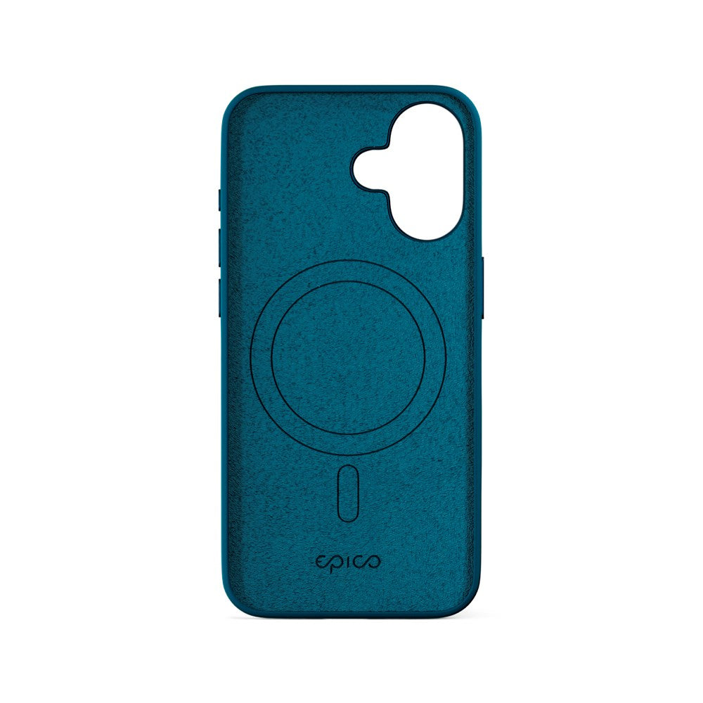 iPhone 16 Plus Epico Mag+ Silikone Case - MagSafe Kompatibel - Petrol Blue