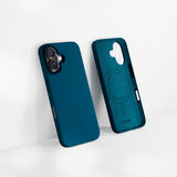 iPhone 16 Plus Epico Mag+ Silikone Case - MagSafe Kompatibel - Petrol Blue