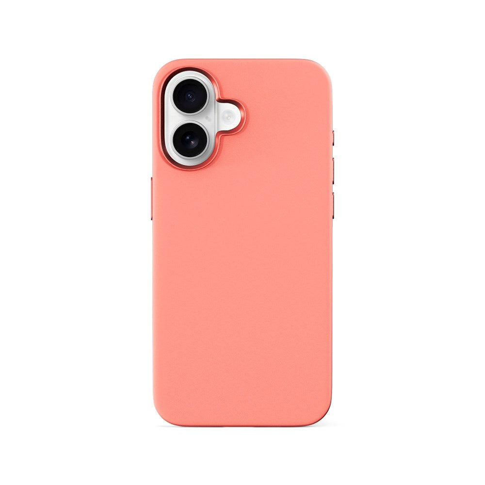 iPhone 16 Epico Mag+ Silikone Case - MagSafe Kompatibel - Peach Pink