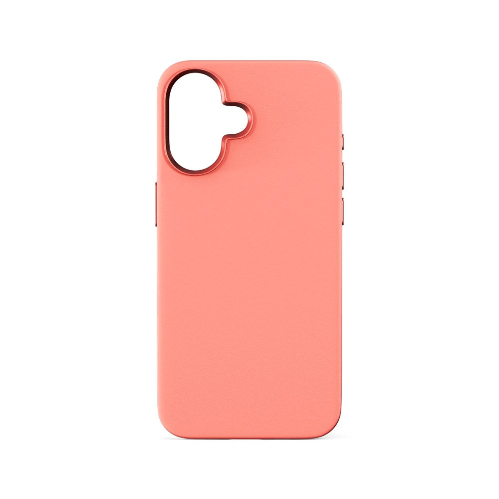 iPhone 16 Epico Mag+ Silikone Case - MagSafe Kompatibel - Peach Pink