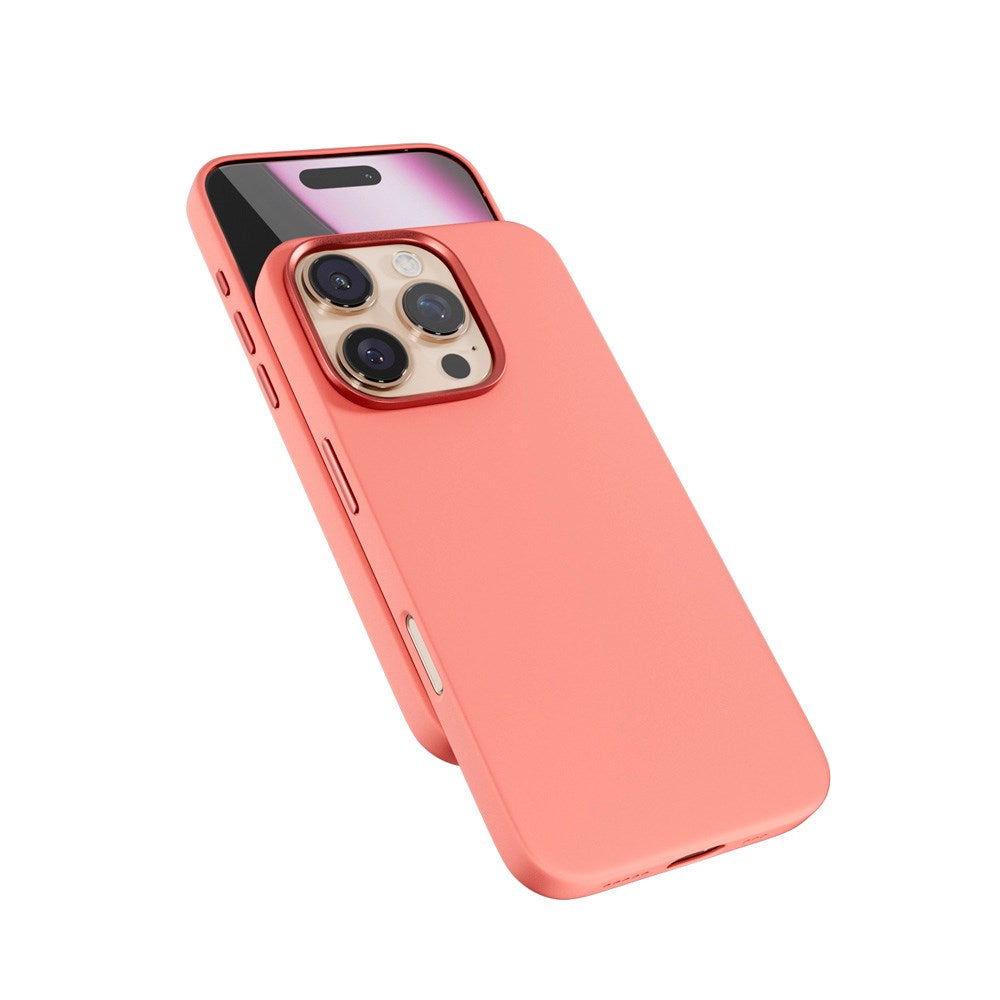 iPhone 16 Pro Max Epico Mag+ Silikone Case - MagSafe Kompatibel - Peach Pink