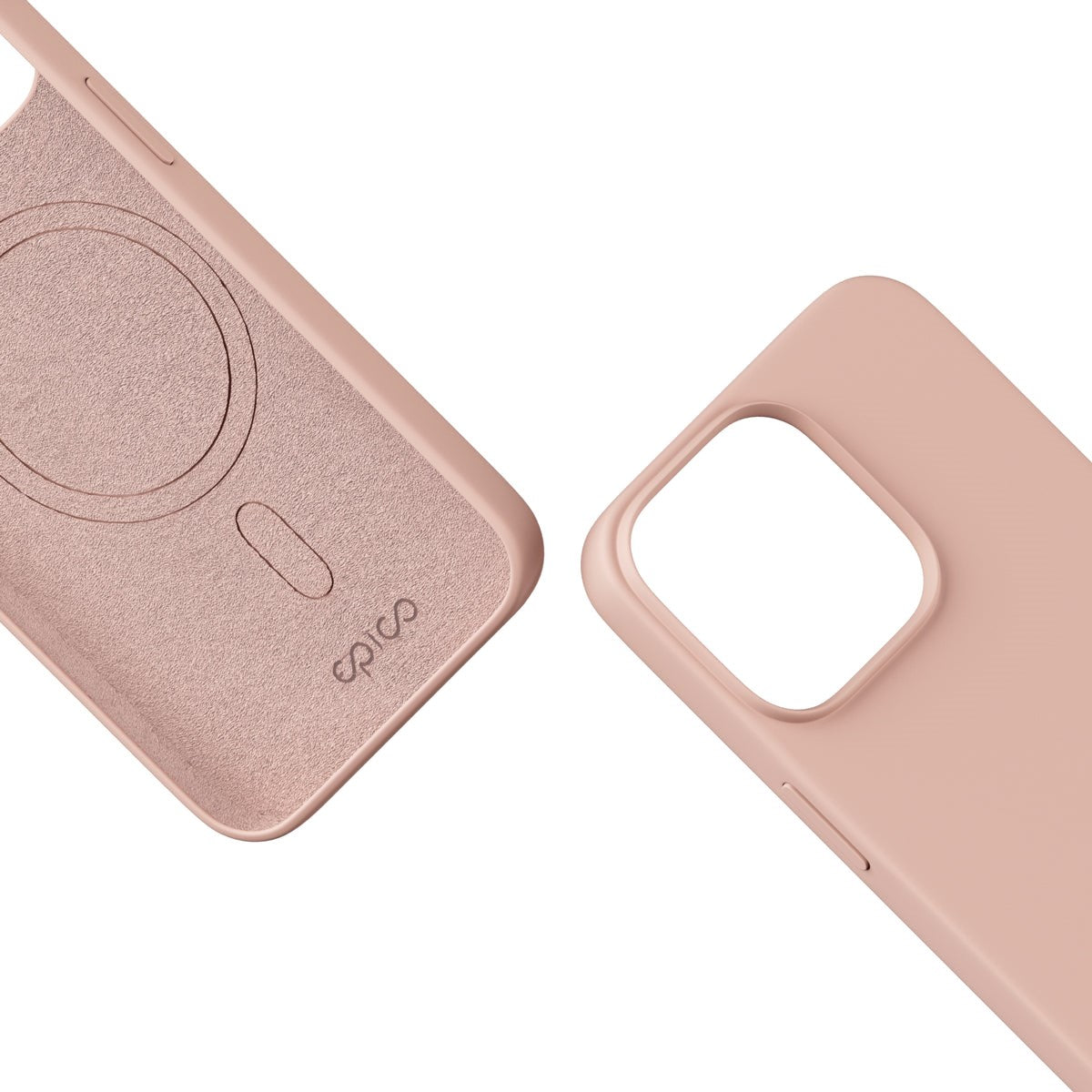 iPhone 15 Epico Silikone Case - MagSafe Kompatibel - Lyserød