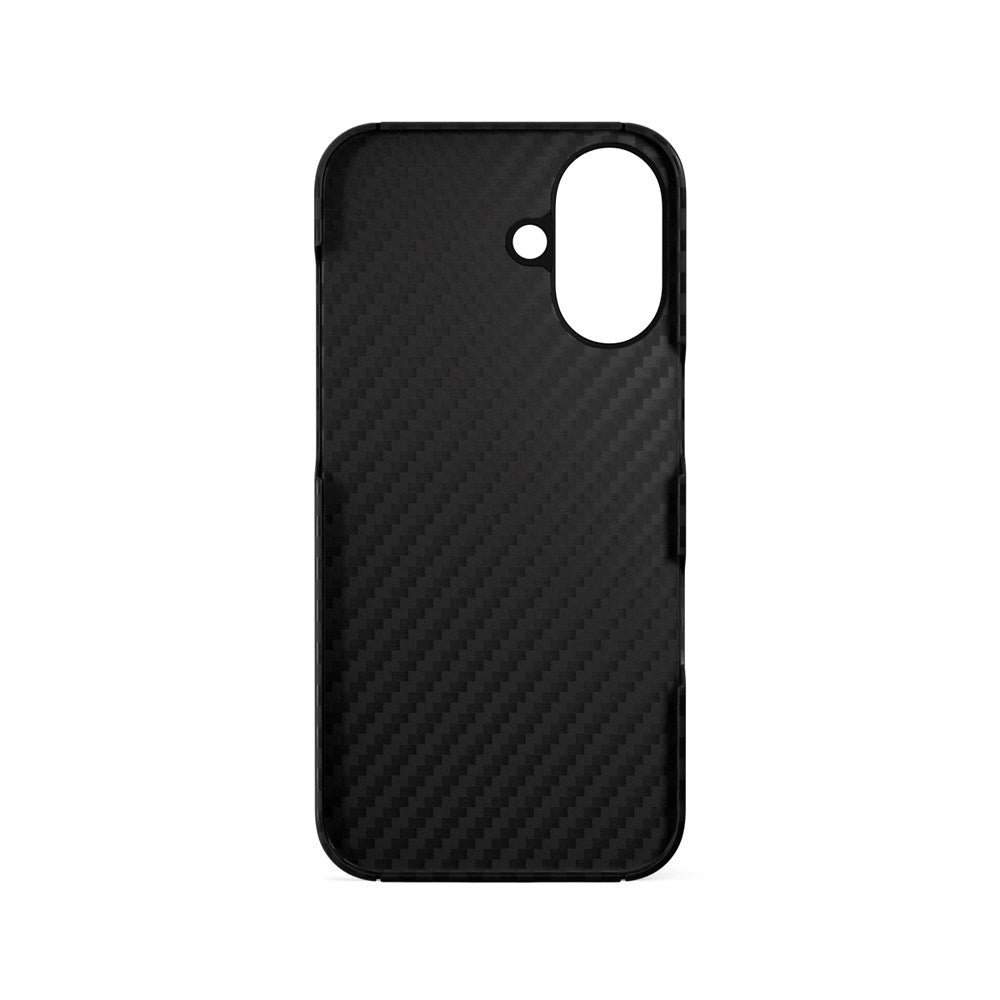 Epico iPhone 16 Plus Mag+ Carbon Bagside Cover - MagSafe Kompatibel - Sort