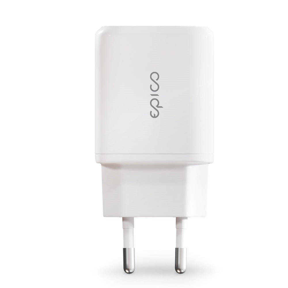 Epico PD 45W Vægoplader m. 2 x USB-C - Hvid