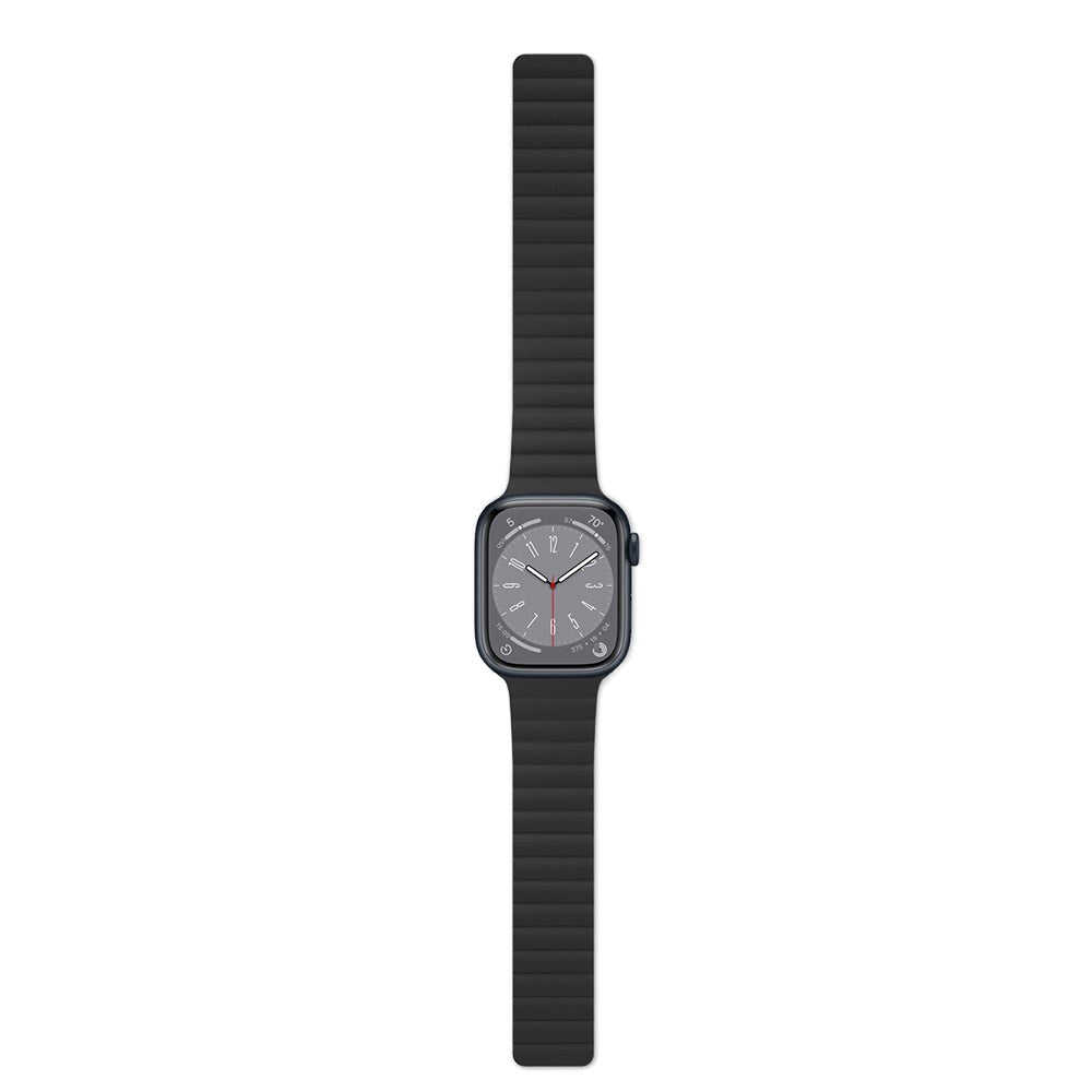 Epico Apple Watch (38/40/SE/41/42mm) Magnetisk Silikone Urrem - Sort / Blå