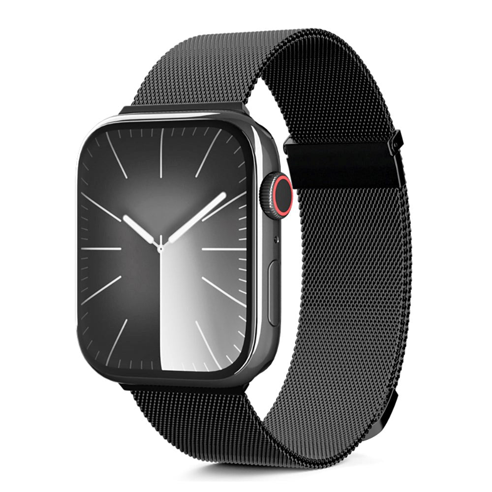 Apple Watch (42/44/SE/45/46/49mm) Epico Milanese+ (Plus) Stål Rem - Space Gray